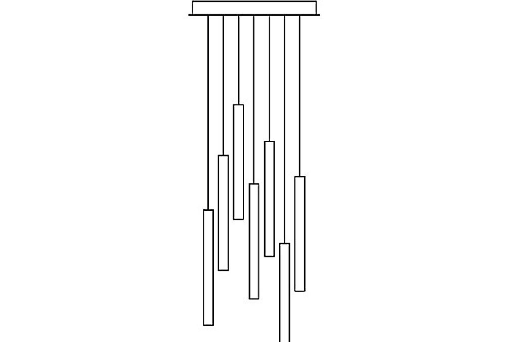 18″ Diameter Round Multi-Drop Canopy for Pendants