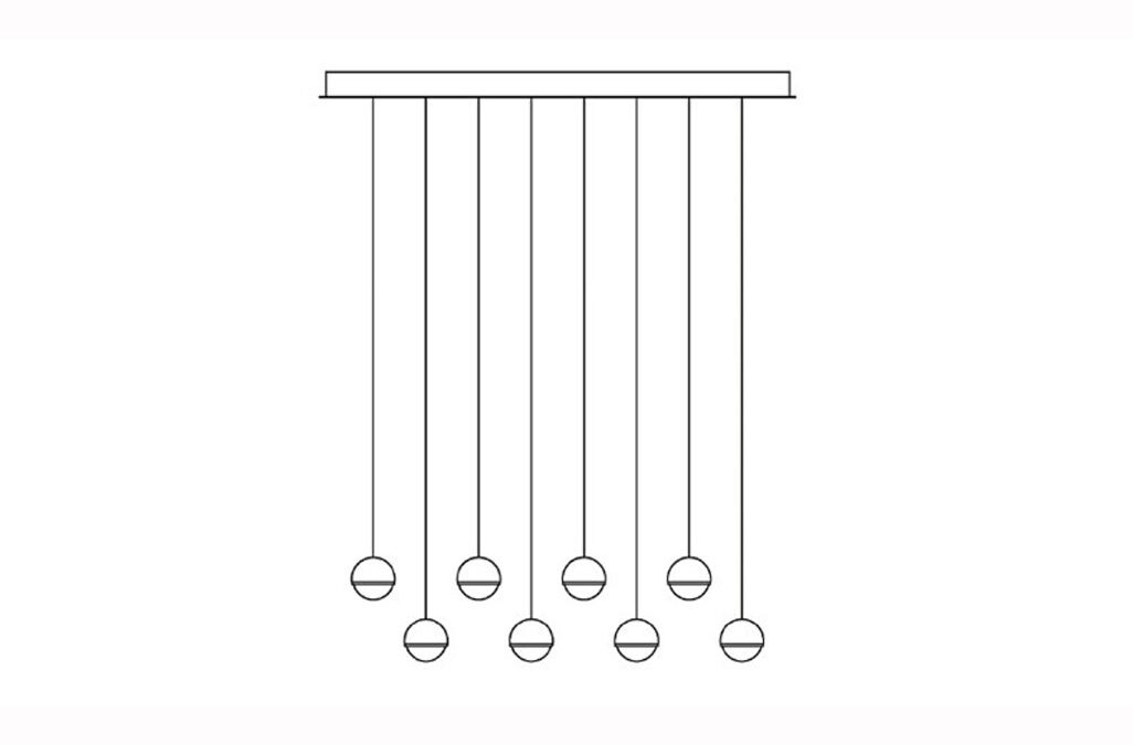 12″ x 35″ Rectangular Multi-Drop Canopy for Pendants